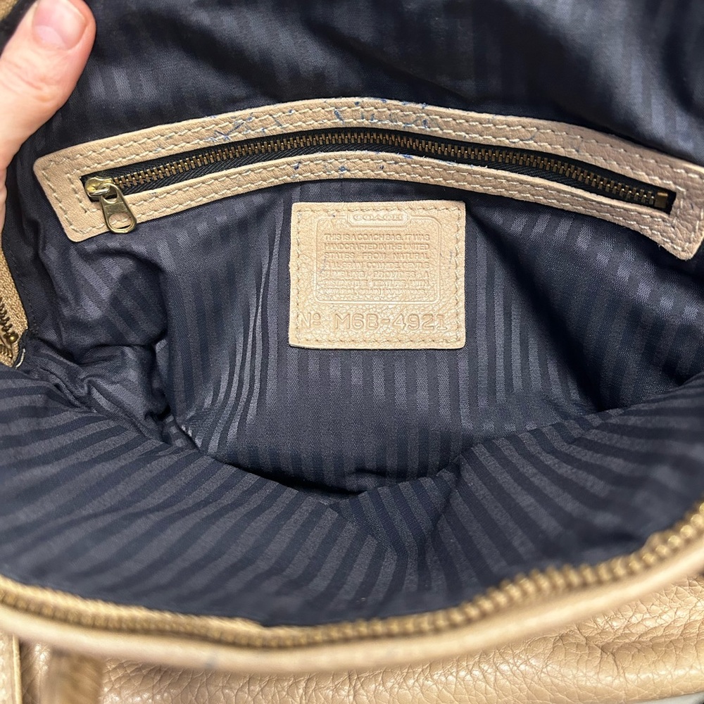Coach Vintage Sonoma Satchel Natural Grain # 4921 - Picture 4 of 7
